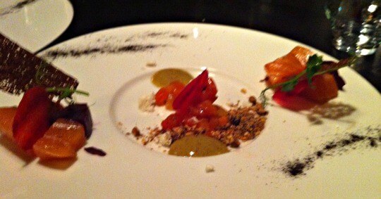 Grill Party tasting menu at Sjavargrillid Seafood Grill