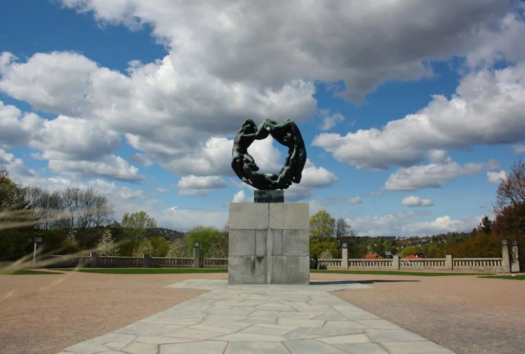 Wheel of Life in Oslo Amazing Vigeland Amusement Park in Oslo