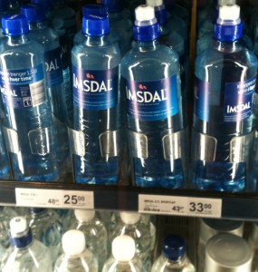 water in Oslo how much is a bottle of water in Oslo