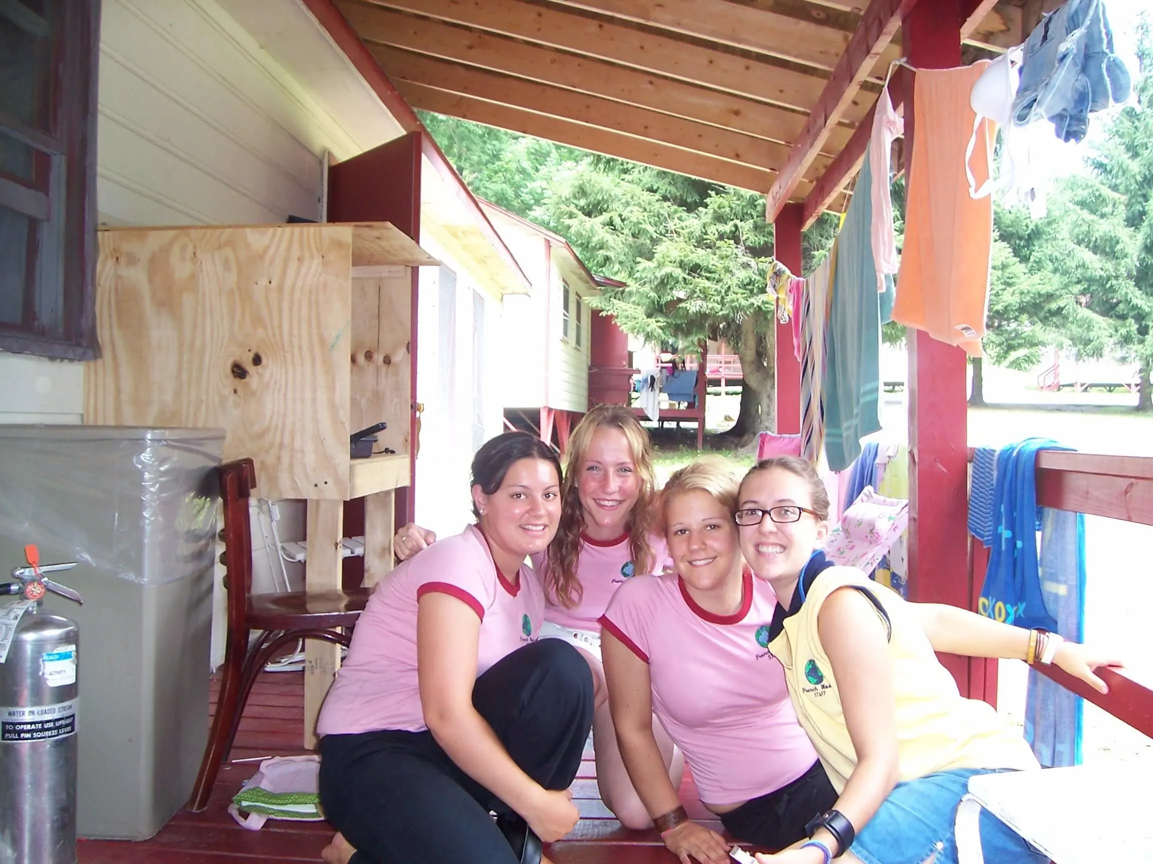 Working at summer camp