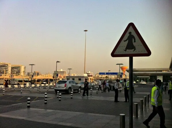 Qatar airport escape