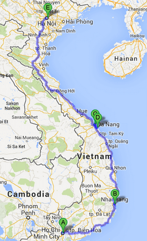 Two week itinerary for Vietnam 