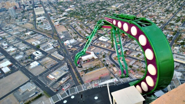 Roller Coaster Atop a Casino, Las Vegas, Nevada