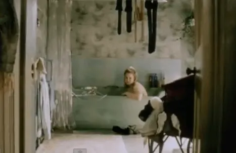 Bridget in the bath