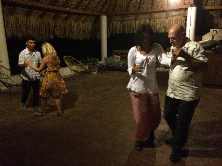Salsa dancing at The Sanctuary