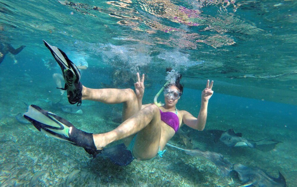 snorkelling Caye Caulker 