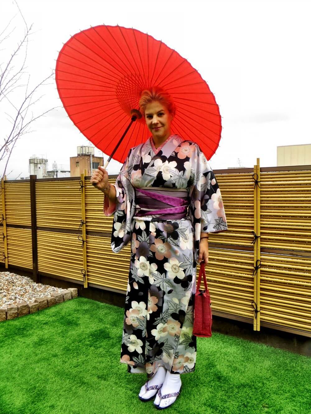 Dressing up as a Geisha girl