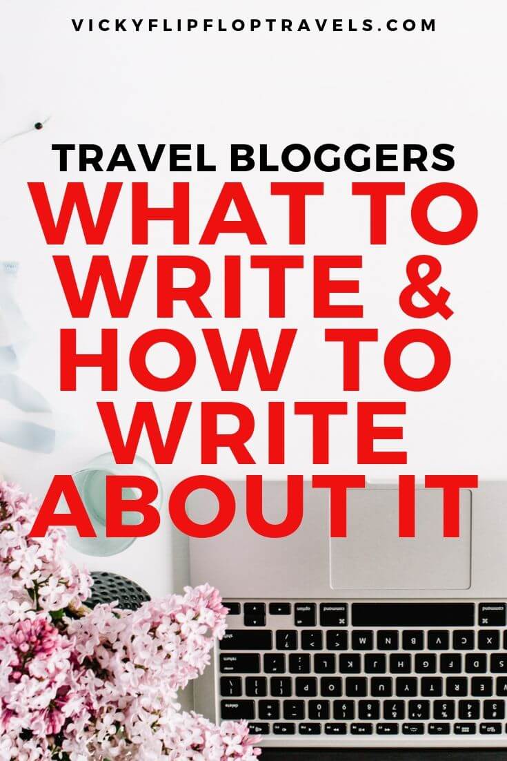 writing a travel blog