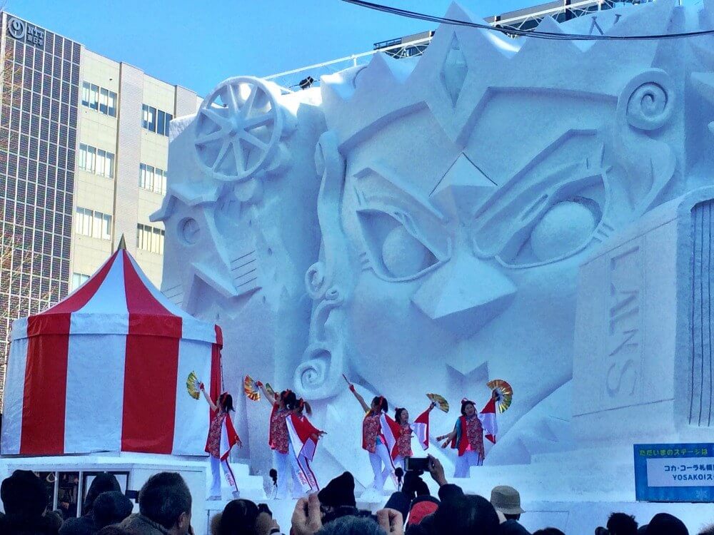 Photos of the Sapporo Ice Festival 