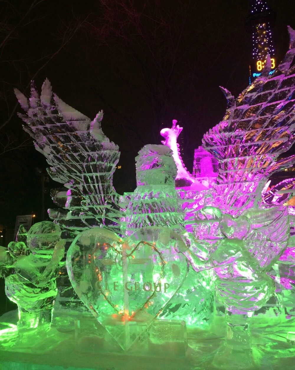 Photos of the Sapporo Ice Festival
