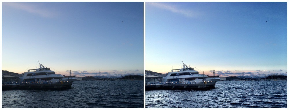 Hakodate Harbour looks much better with a bit of light.