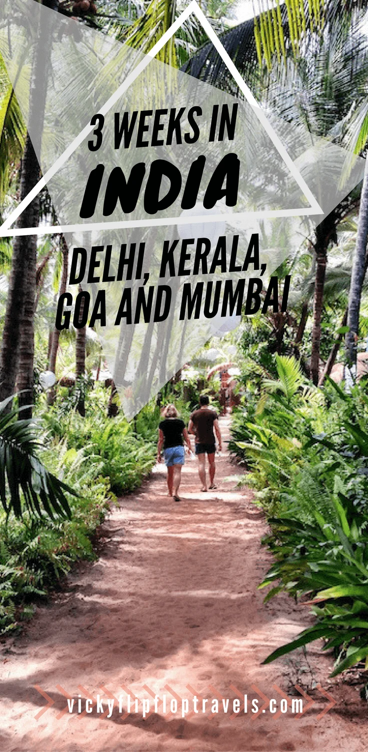 itinerary for 3 weeks in India 