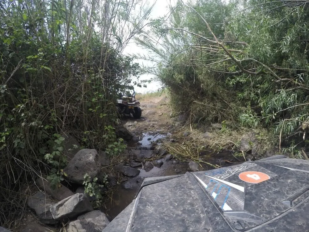 Riding an ATV Razor Bar in Galilee