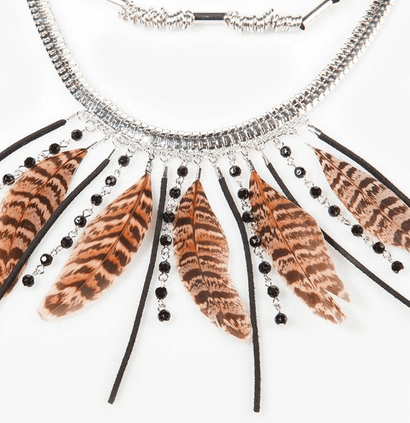 Awesome feather necklace