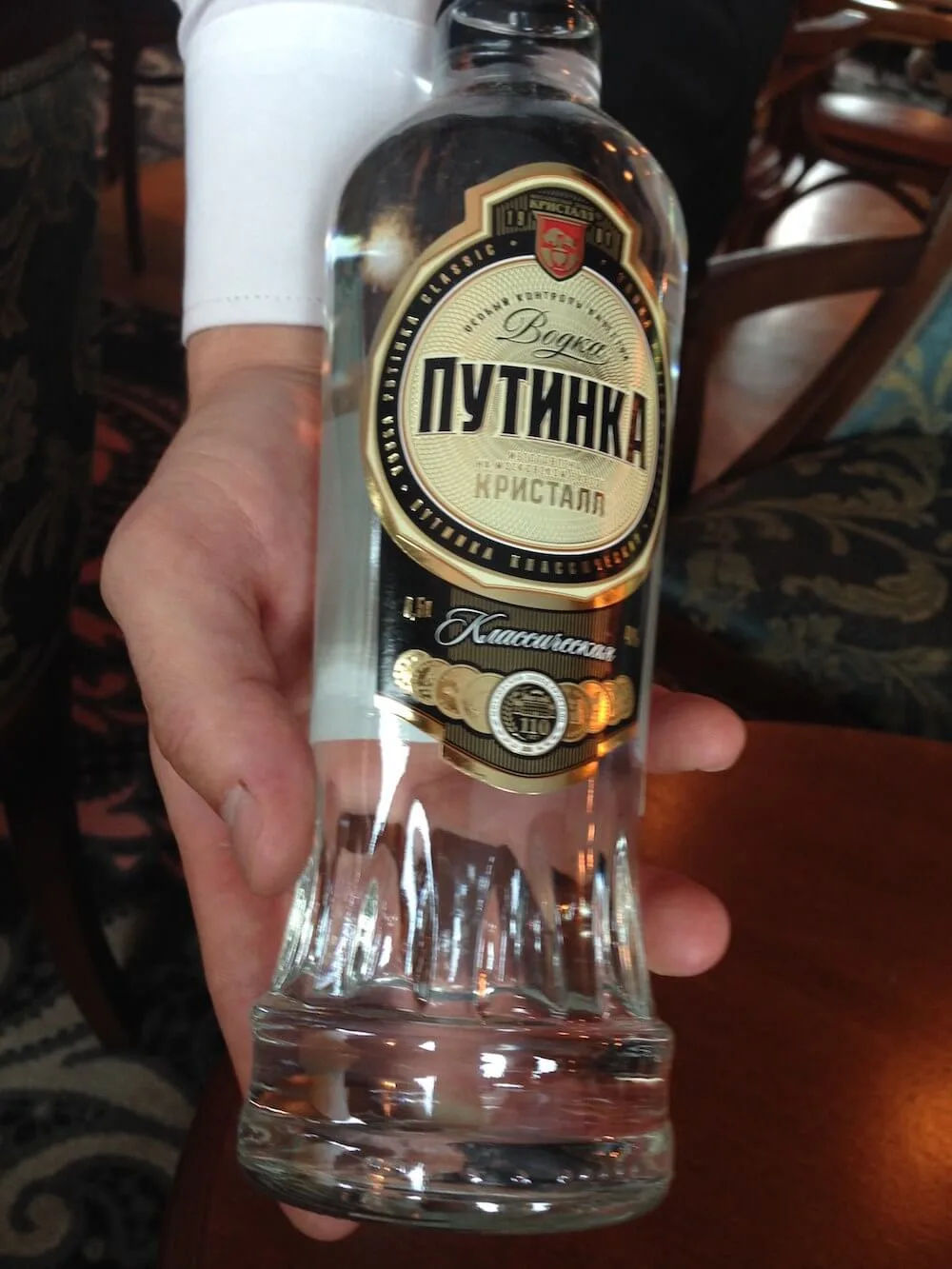 Vodka tasting in Russia