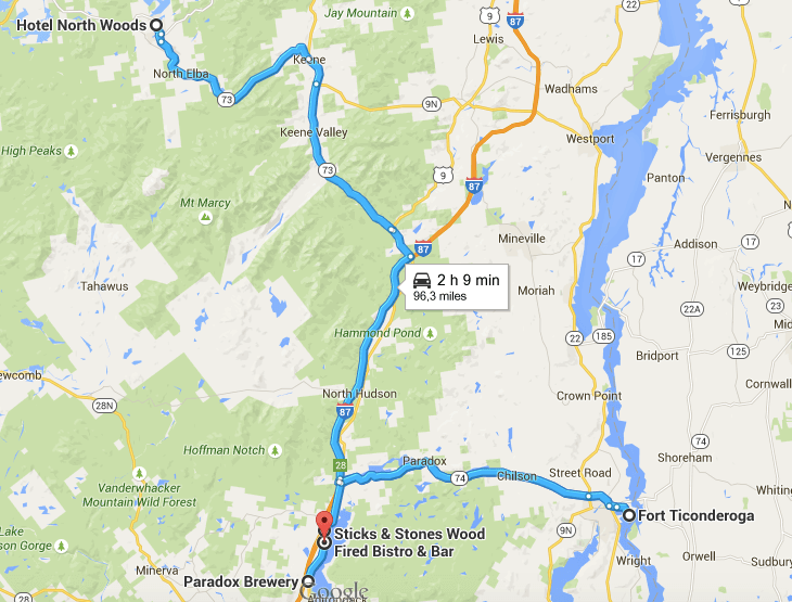 One week itinerary for Adirondacks
