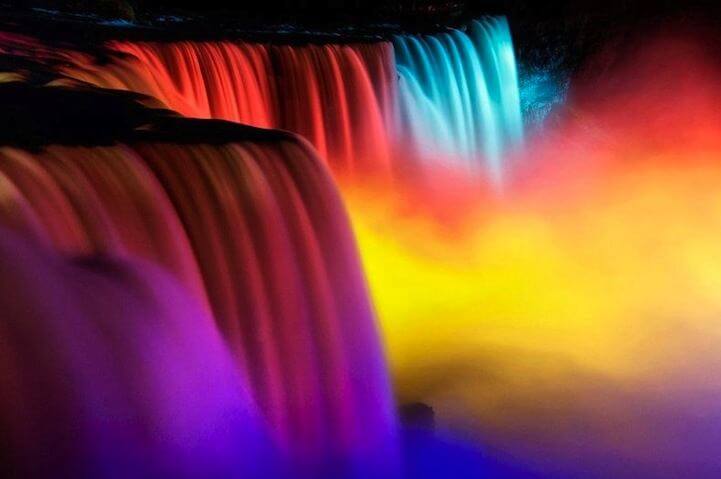 Festival of Lights at Niagara Falls