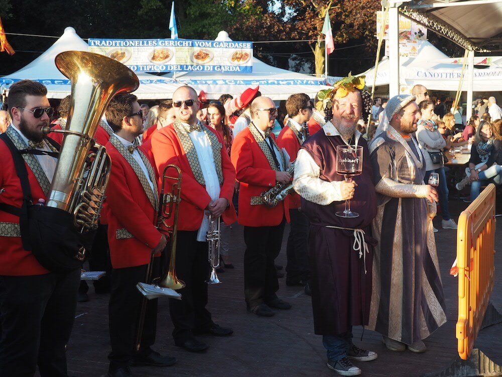 Musicians at the Bardolino Wine Festival