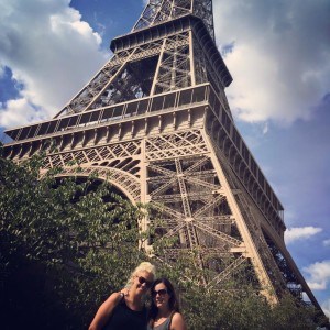 Chilling at the Eiffel Tower