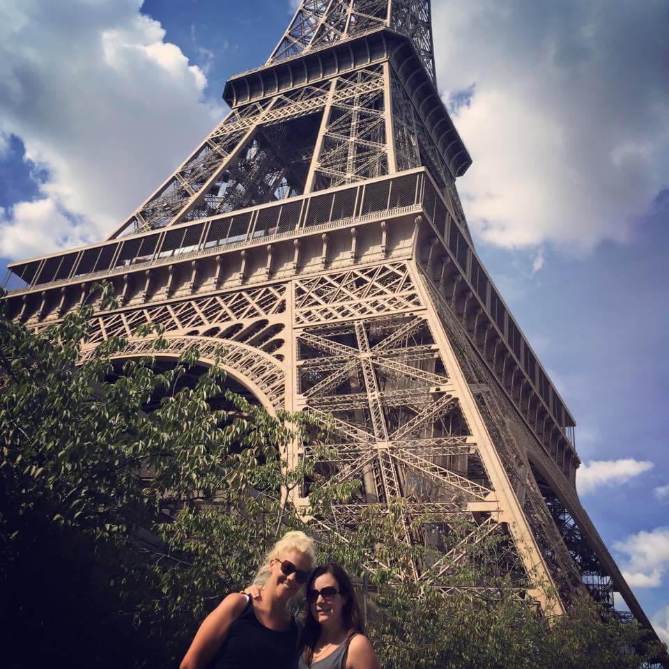 Chilling at the Eiffel Tower