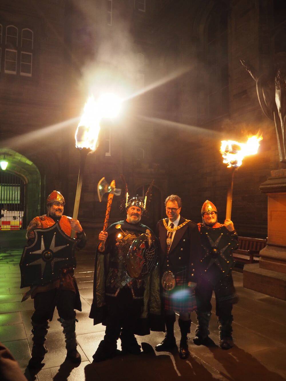 Torchlight Procession Vikings 
