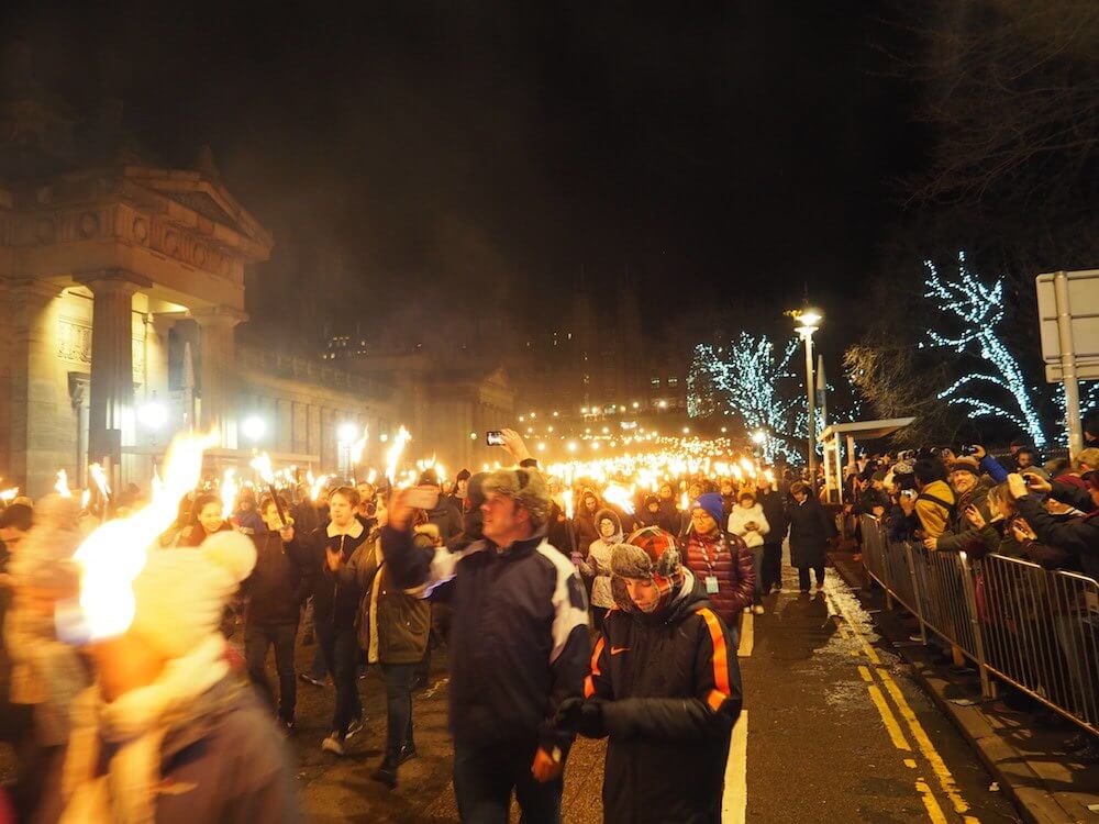 Torchlight Procession Hogmanay 
