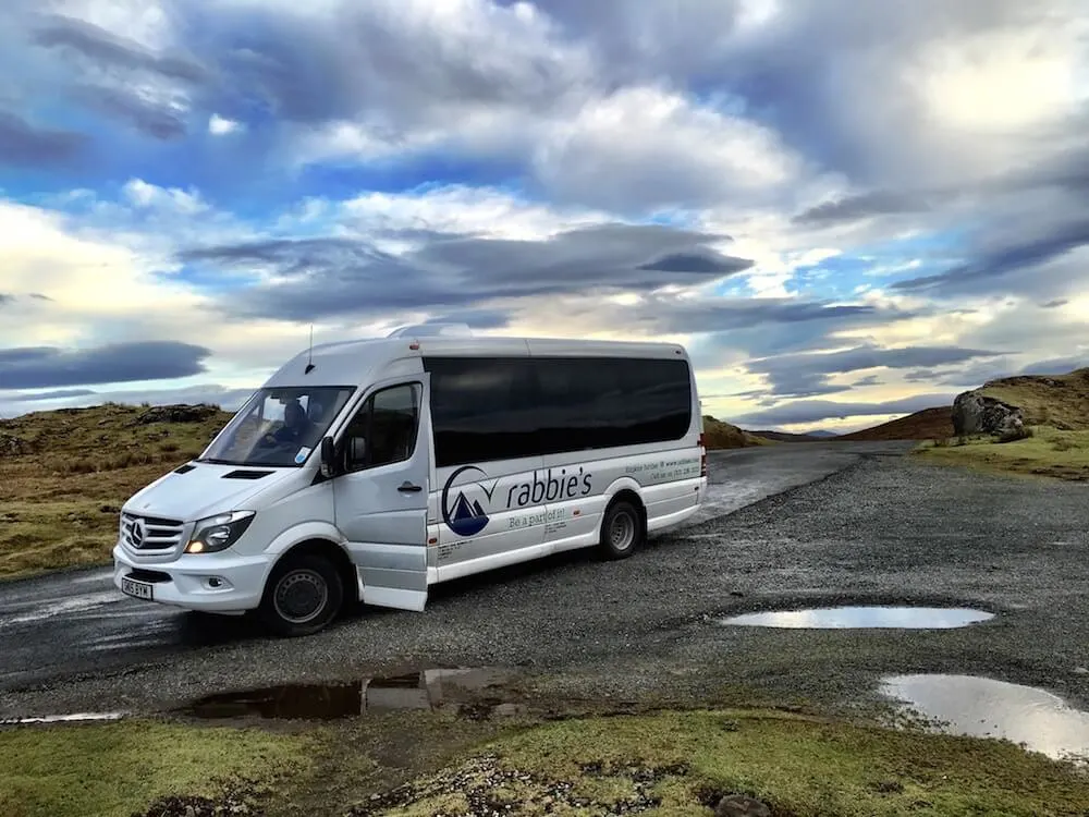 Rabbies Tour Bus Isle of Skye