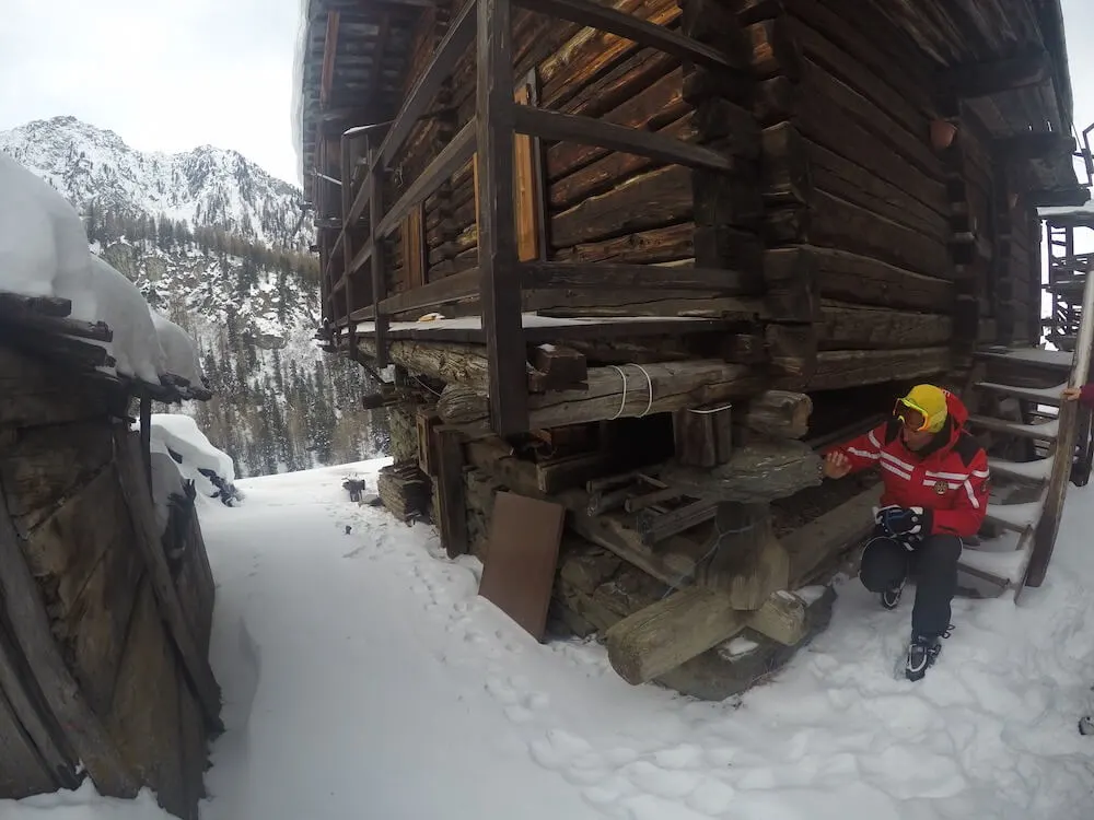 Champoluc mountain village