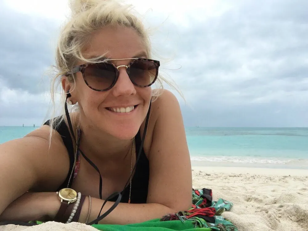 Chilling on the beach