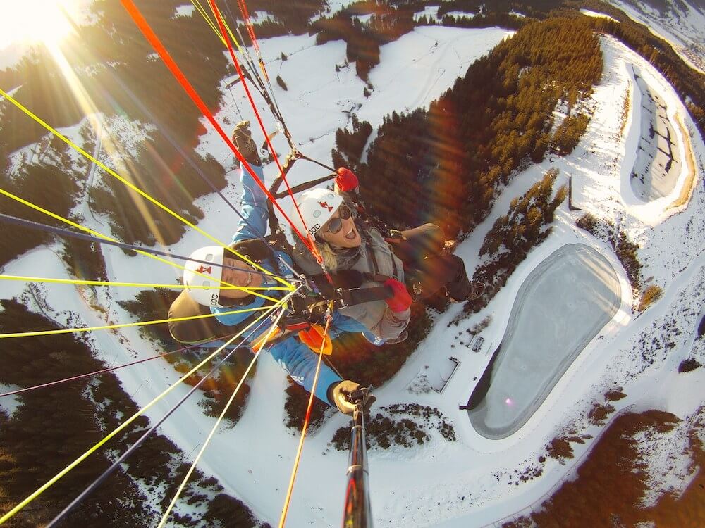 Kitzbuhel paragliding 