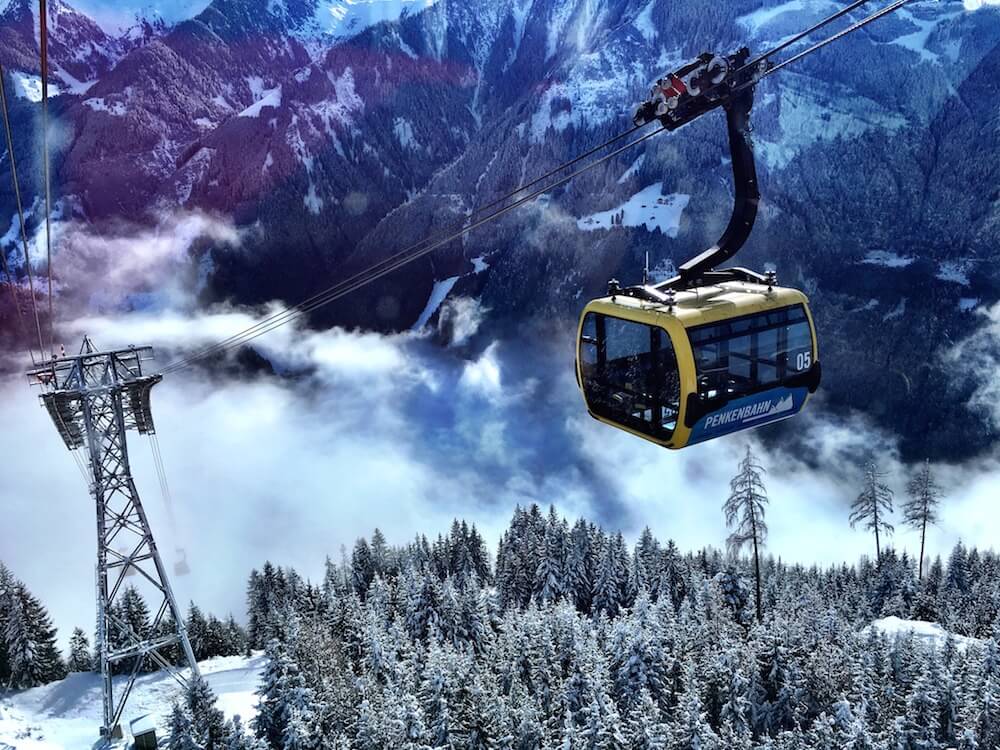 Mayrhofen gondolas