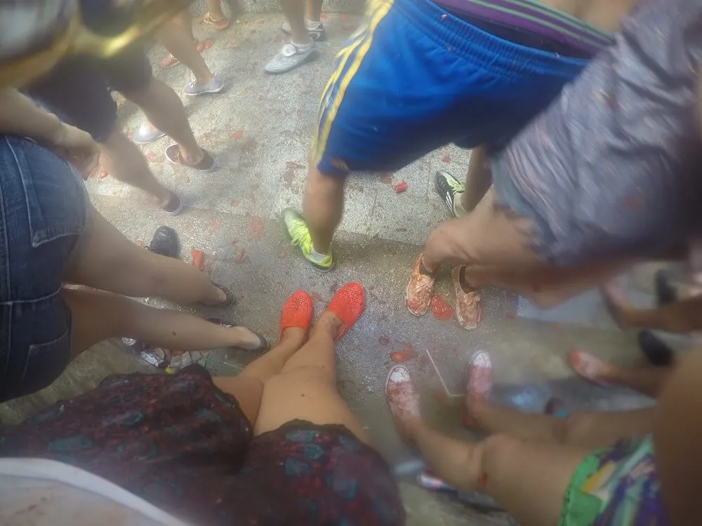 Footwear for Tomatina 