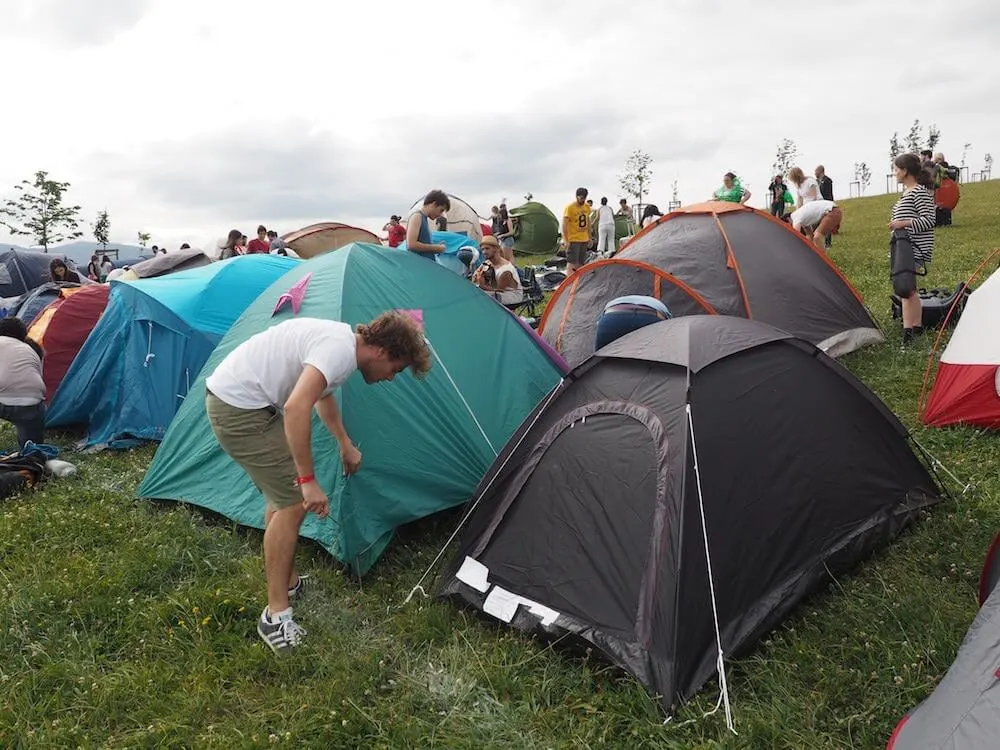what is camping at Bilbao BBK Live Festival like?
