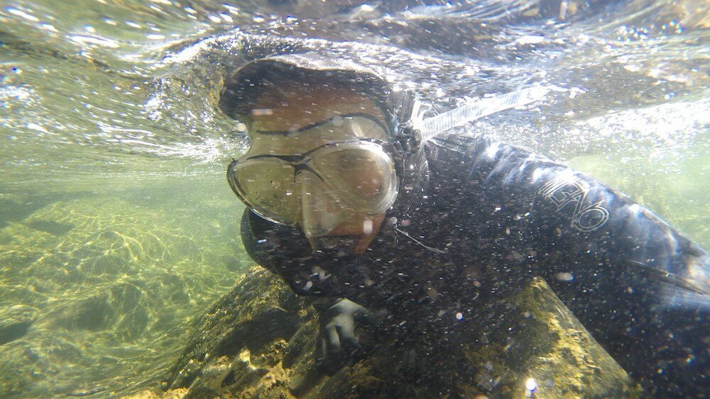 Mountain snorkelling 