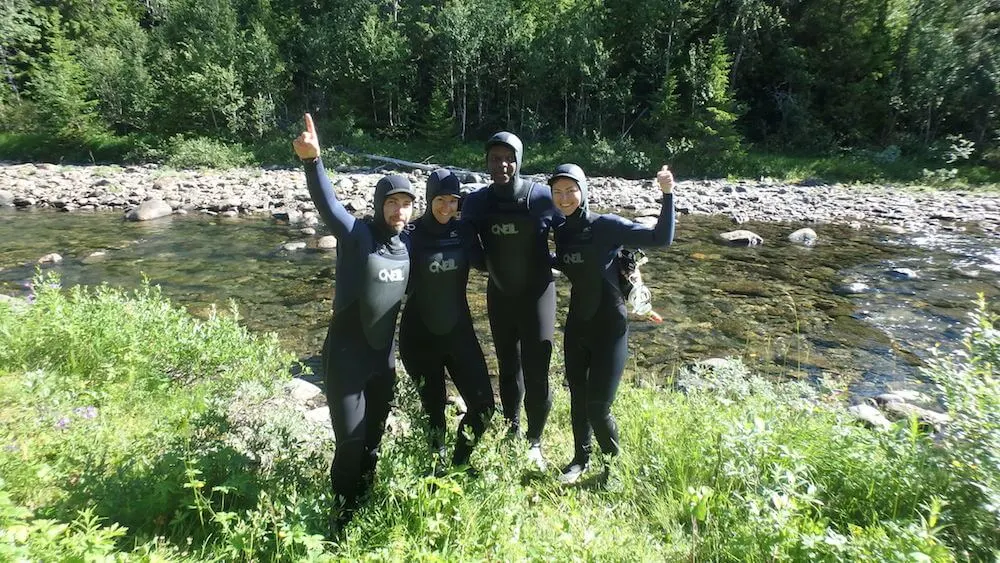 Mountain snorkelling south lapland