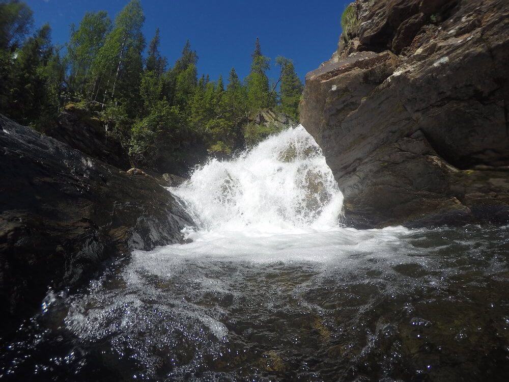 South Lapland waterfall 