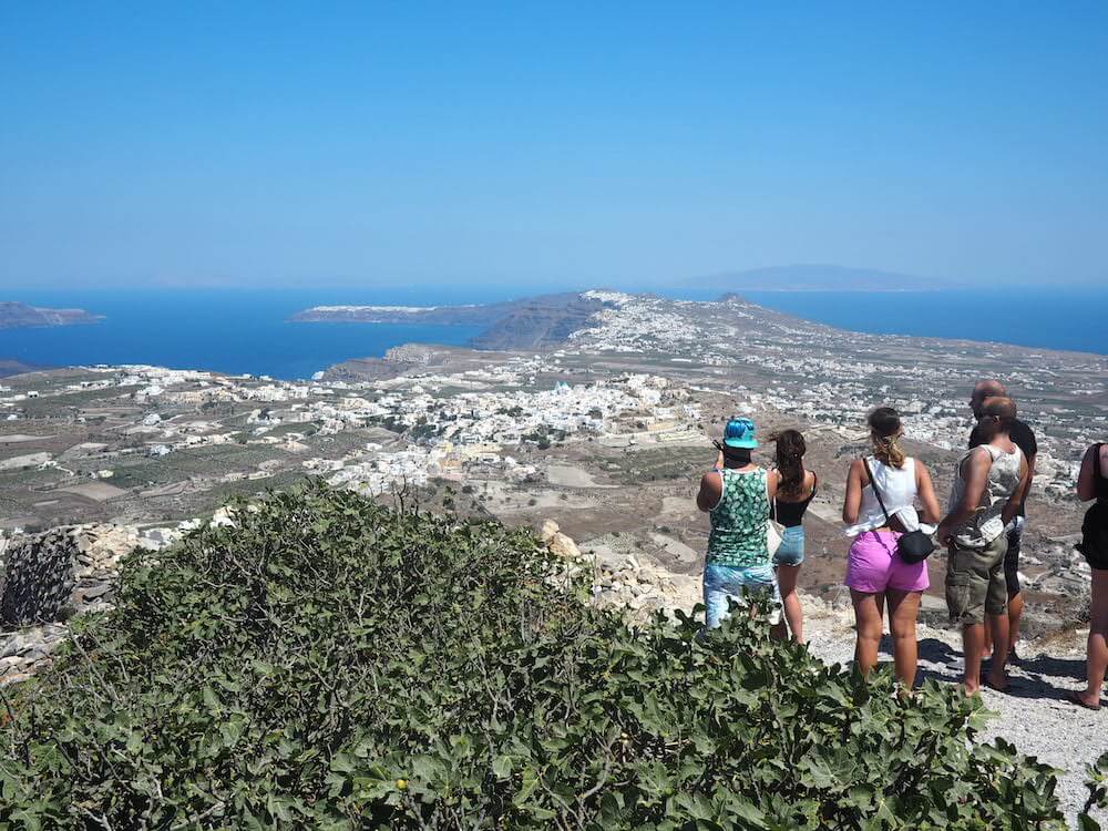 Santorini lookout