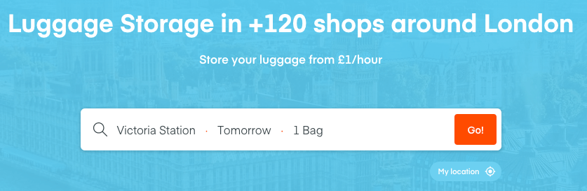 Storing luggage in london