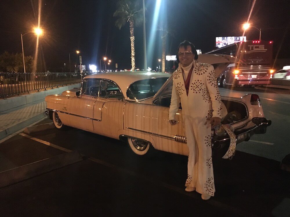 elvis car pool float