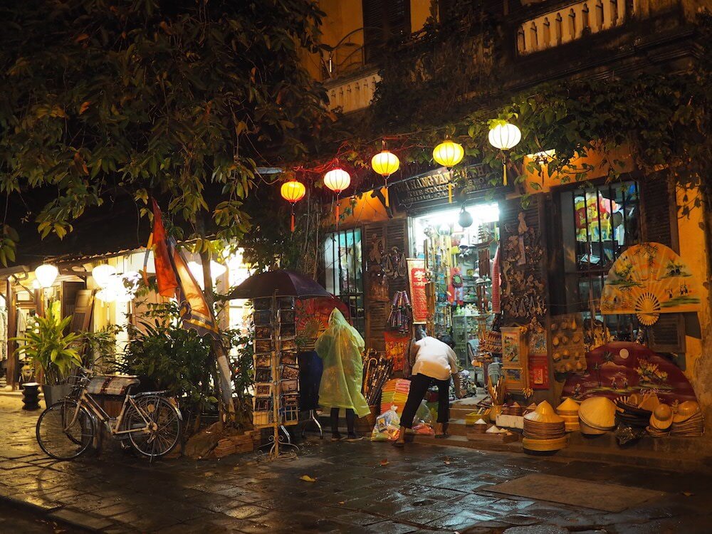 Hanoi shops in Vietnam