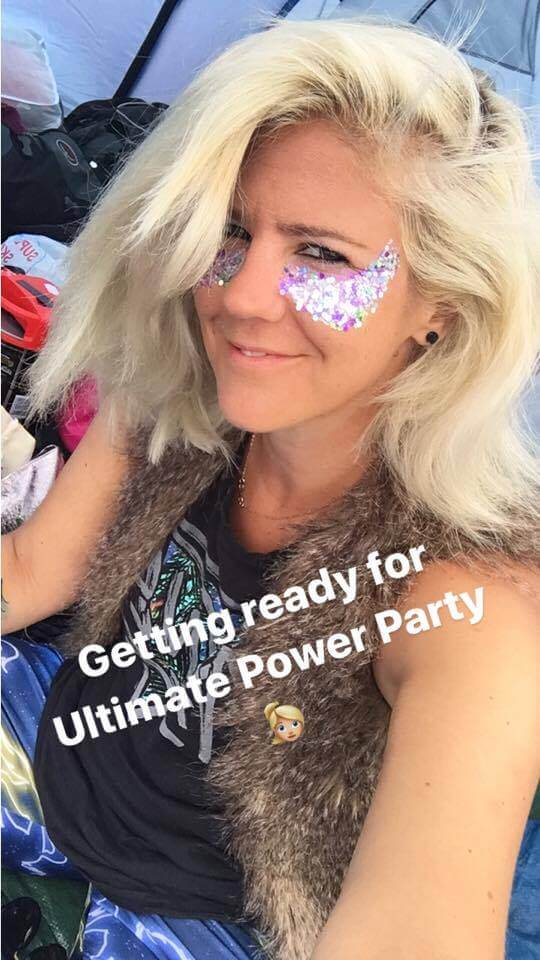 Glitter at festivals