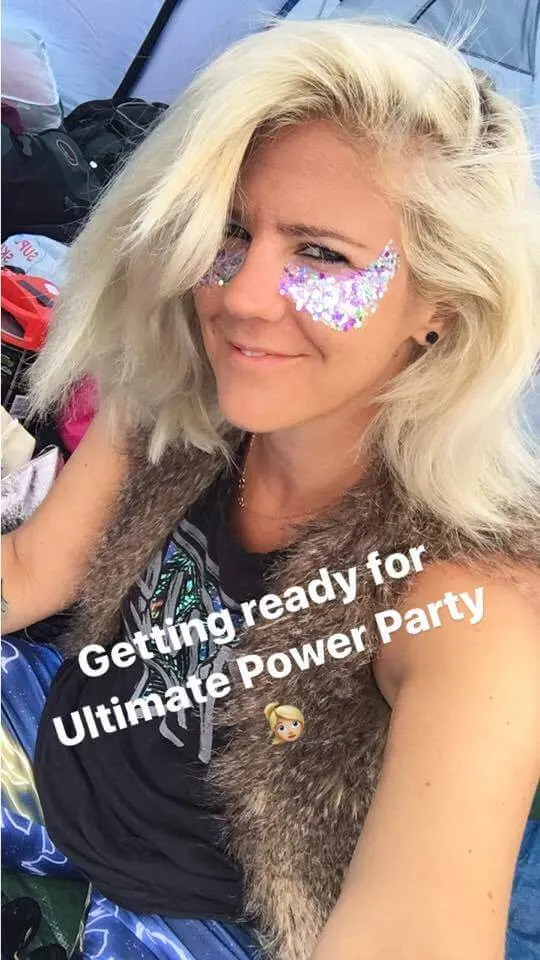 Glitter at festivals