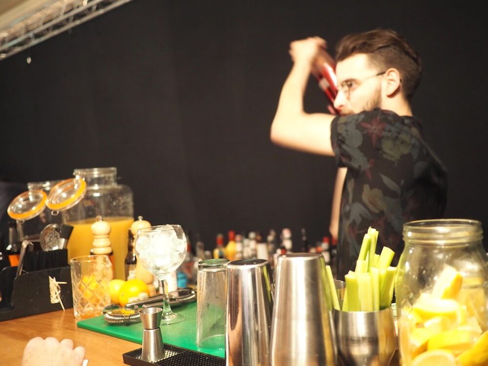Gin cocktails at Portsmouth gin festival