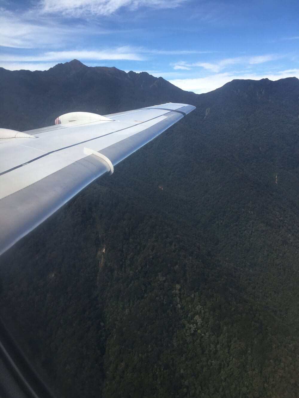 Arriving into Papua New Guinea