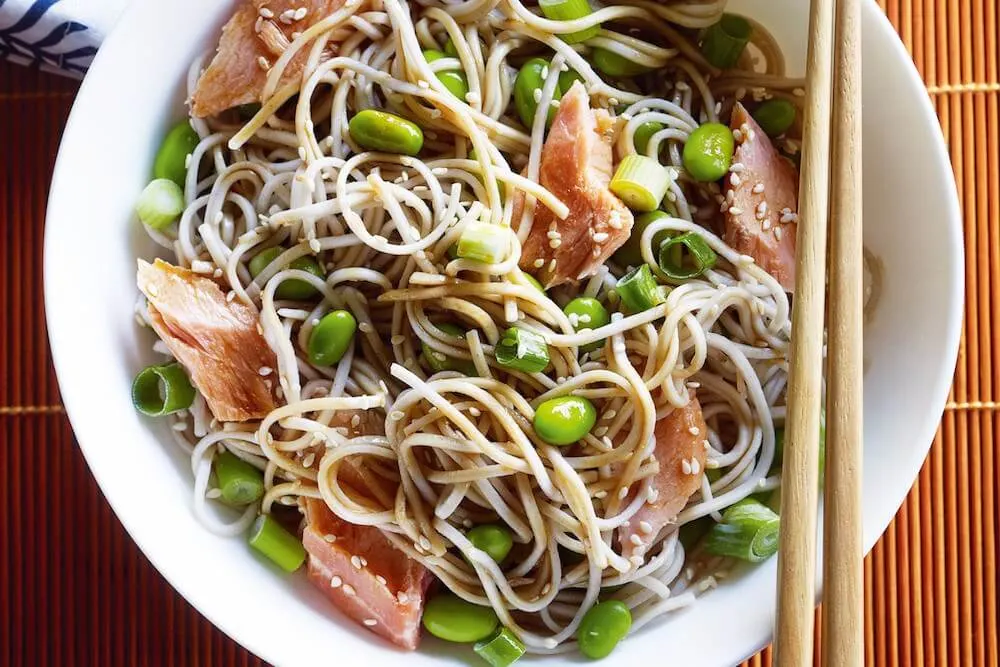Soba noodles japanese