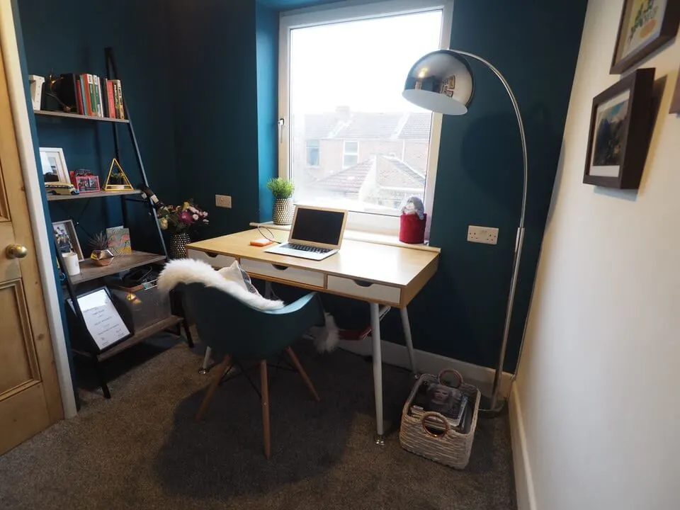 Travel themed office
