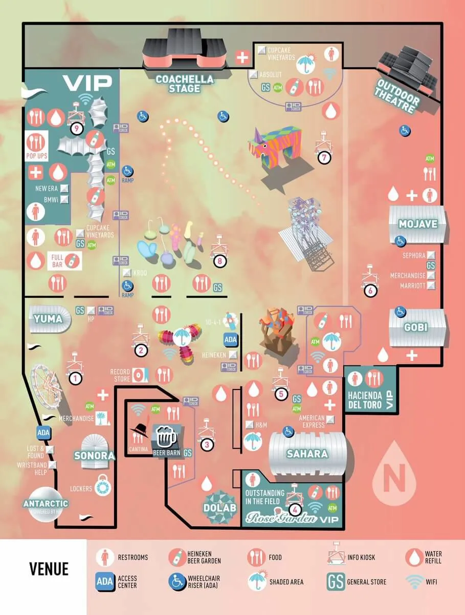 Map for Coachella