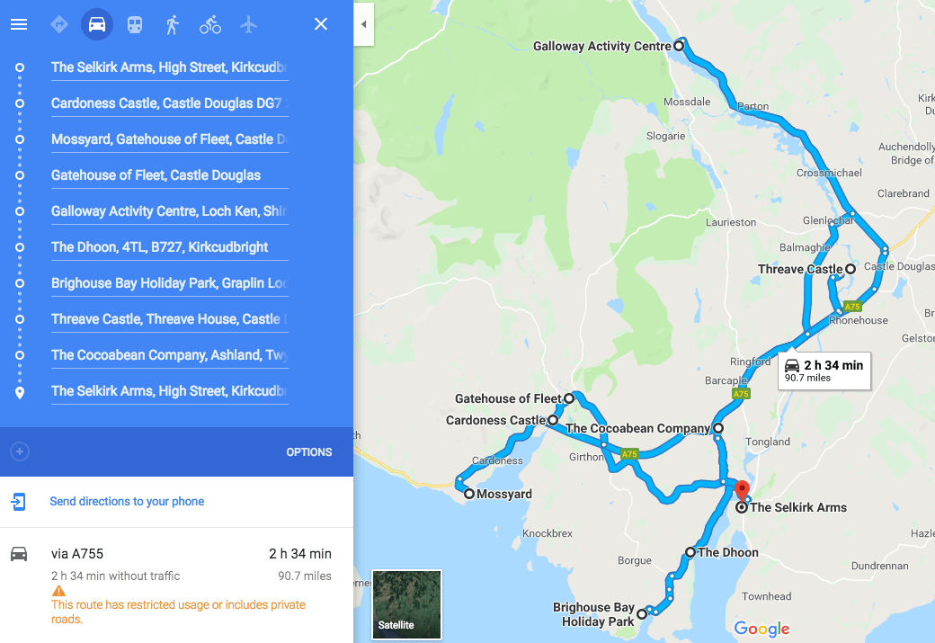 Road trip in Scotland 