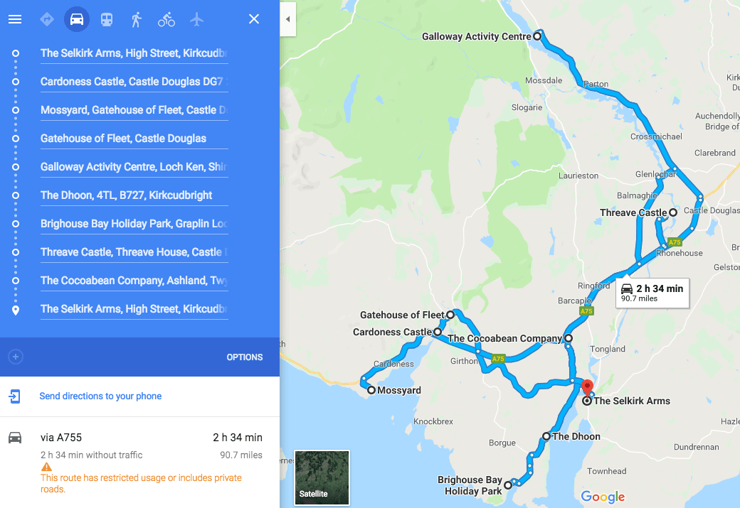 Road trip in Scotland