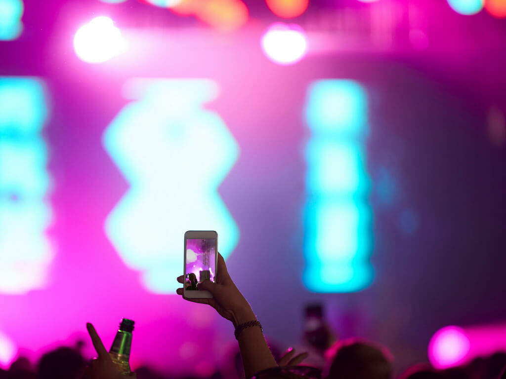 Lose your phone at a festival